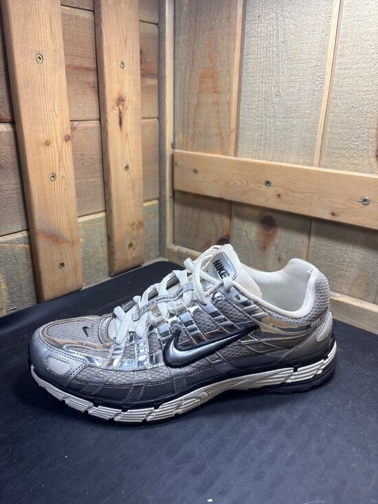 Nike P-6000 CN0149-001 Silver Metallic Mens Running Shoes Size US 10.5 UK 9.5 main image 4